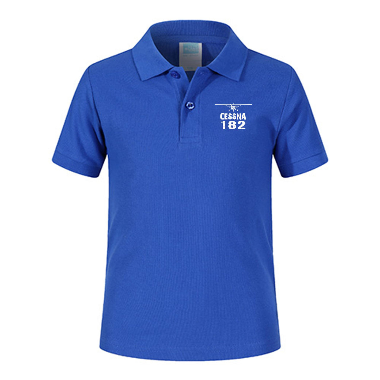 Cessna 182 & Plane Designed Children Polo T-Shirts