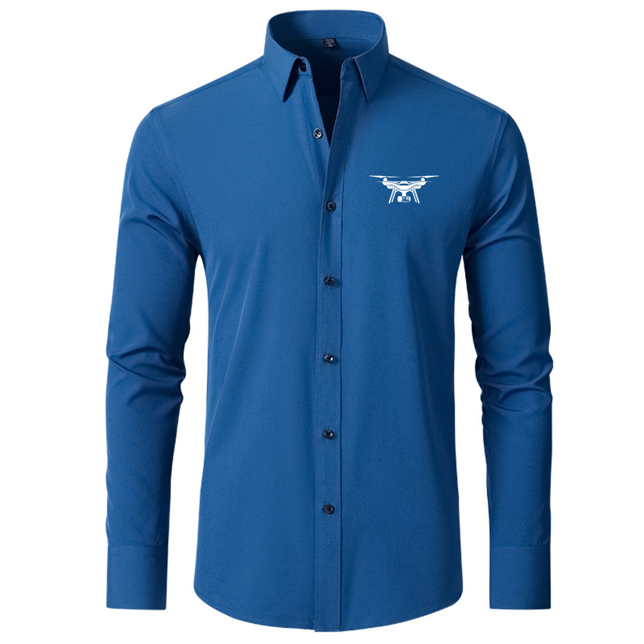 Drone Silhouette Designed Long Sleeve Shirts