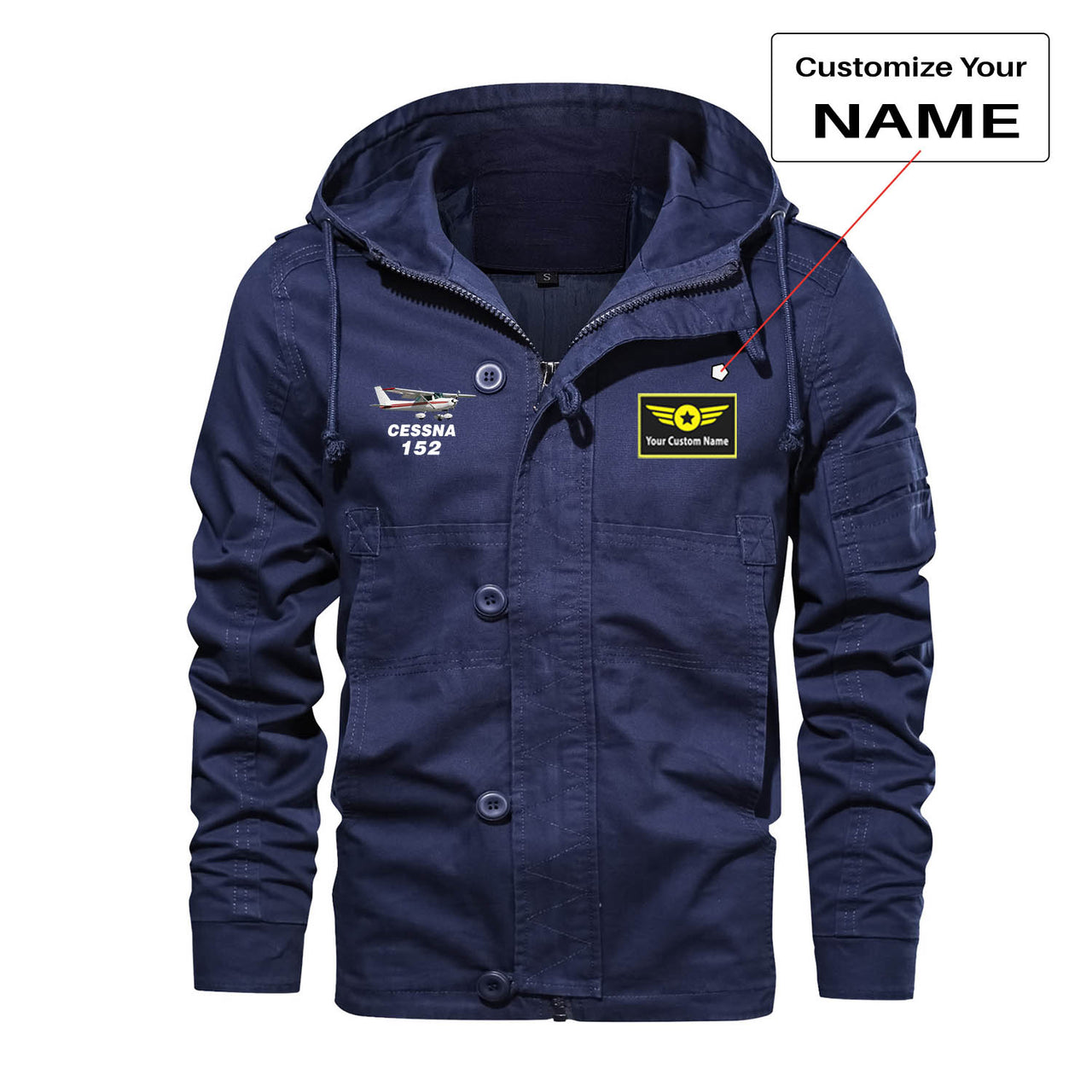 The Cessna 152 Designed Cotton Jackets