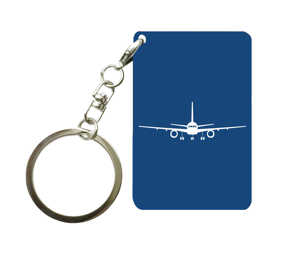 Boeing 757 Silhouette Designed Key Chains