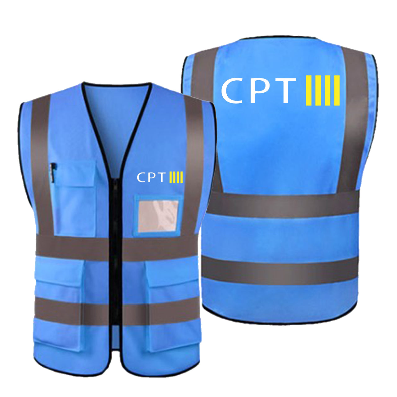 CPT & 4 Lines Designed Reflective Vests