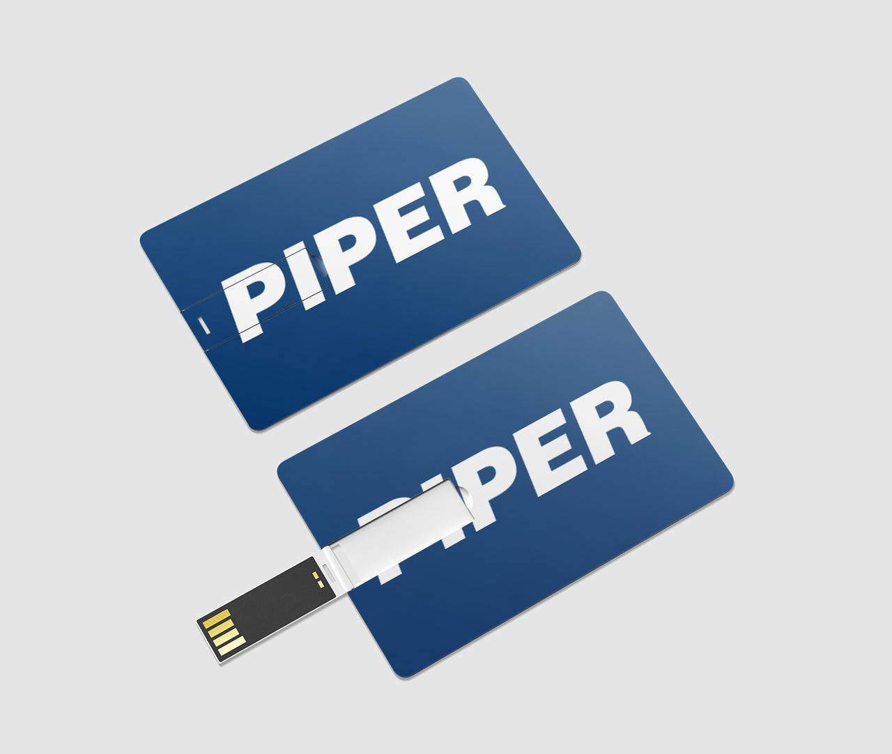 Piper & Text Designed USB Cards