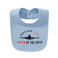 Thumbnail for Boeing 747 Queen of the Skies Designed Baby Saliva & Feeding Towels