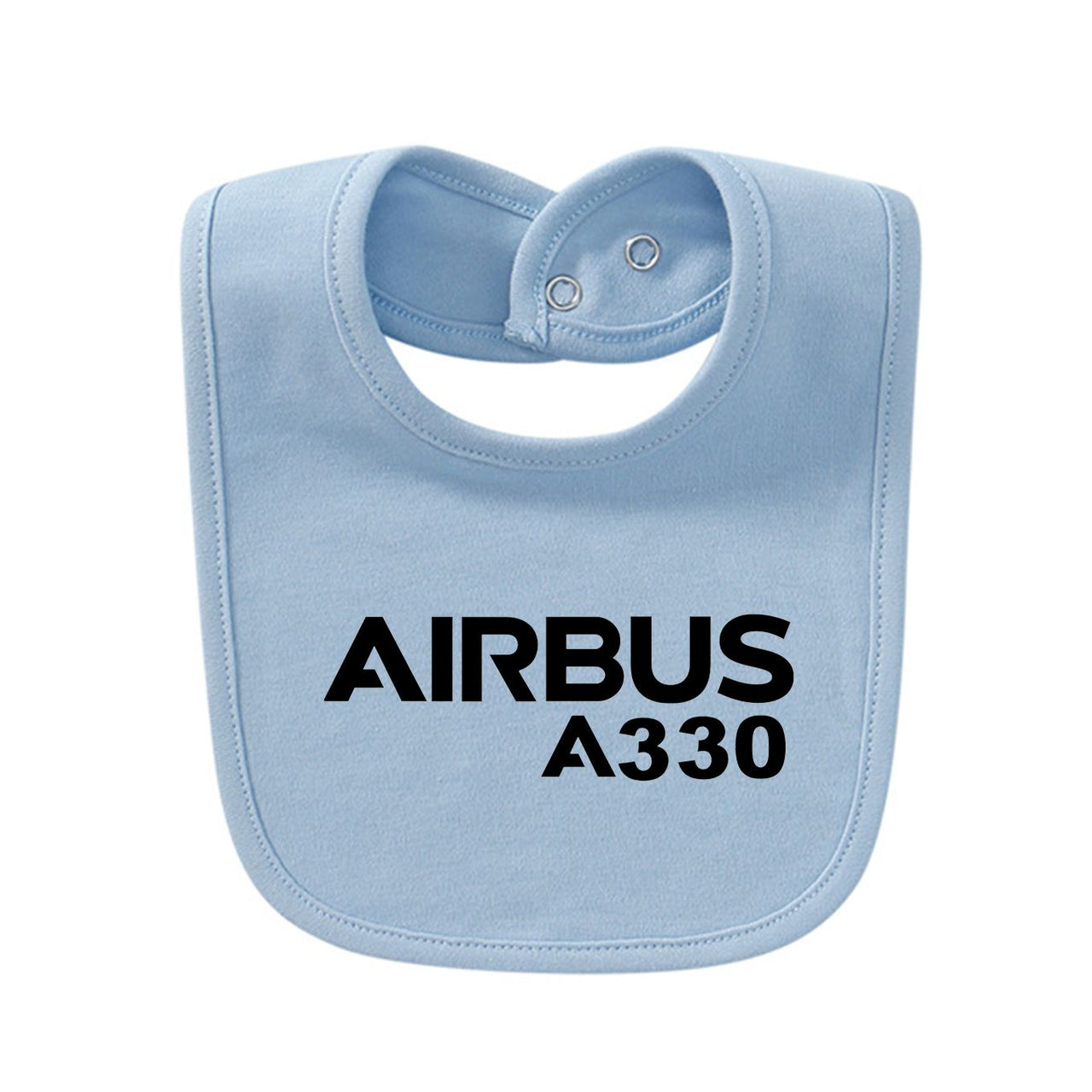 Airbus A330 & Text Designed Baby Saliva & Feeding Towels