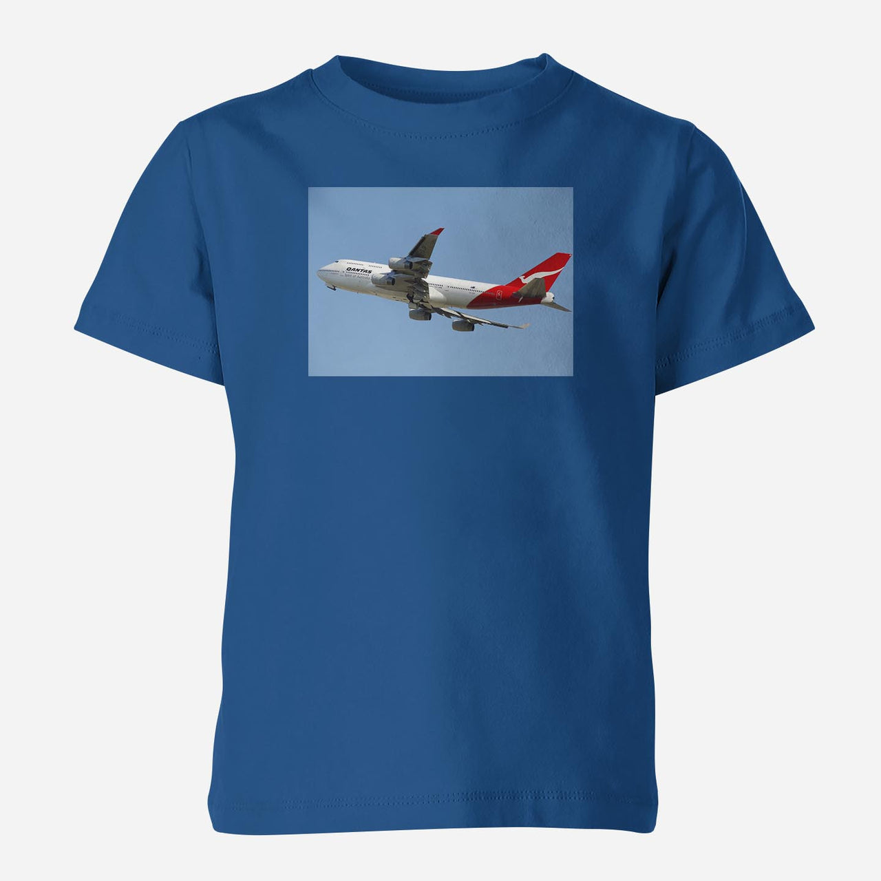 Departing Qantas Boeing 747 Designed Children T-Shirts