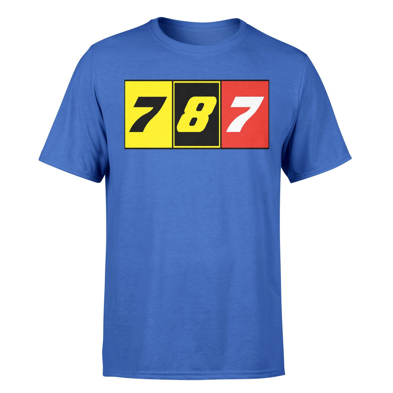 Flat Colourful 787 Designed T-Shirts