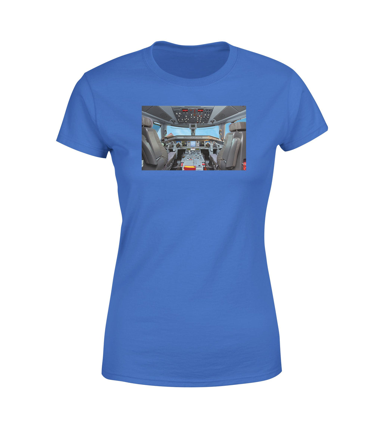 Embraer E190 Cockpit Designed Women T-Shirts