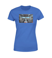 Thumbnail for Embraer E190 Cockpit Designed Women T-Shirts