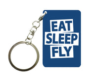 Thumbnail for Eat Sleep Fly Designed Key Chains