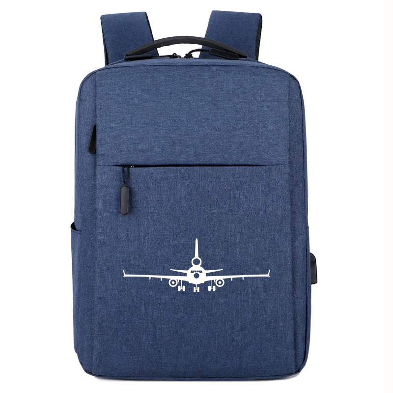 McDonnell Douglas MD-11 Silhouette Plane Designed Super Travel Bags