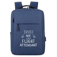 Thumbnail for Trust Me I'm a Flight Attendant Designed Super Travel Bags