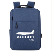 Thumbnail for Airbus A320 Printed Designed Super Travel Bags