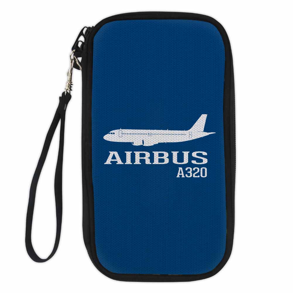 Airbus A320 Printed Designed Travel Cases & Wallets