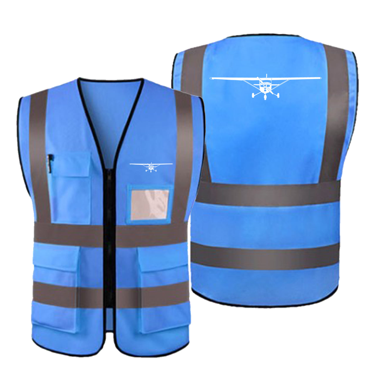 Cessna 172 Silhouette Designed Reflective Vests