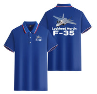 Thumbnail for The Lockheed Martin F35 Designed Stylish Polo T-Shirts (Double-Side)