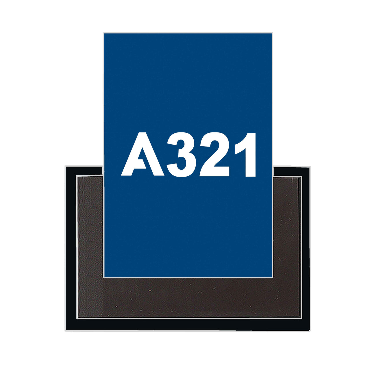 A321 Flat Text Designed Magnets