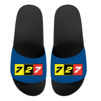 Thumbnail for Flat Colourful 727 Designed Sport Slippers