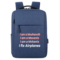 Thumbnail for I Fix Airplanes Designed Super Travel Bags