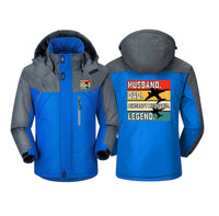 Thumbnail for Husband & Dad & Aircraft Mechanic & Legend Designed Thick Winter Jackets