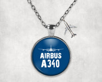 Thumbnail for Airbus A340 & Plane Designed Necklaces