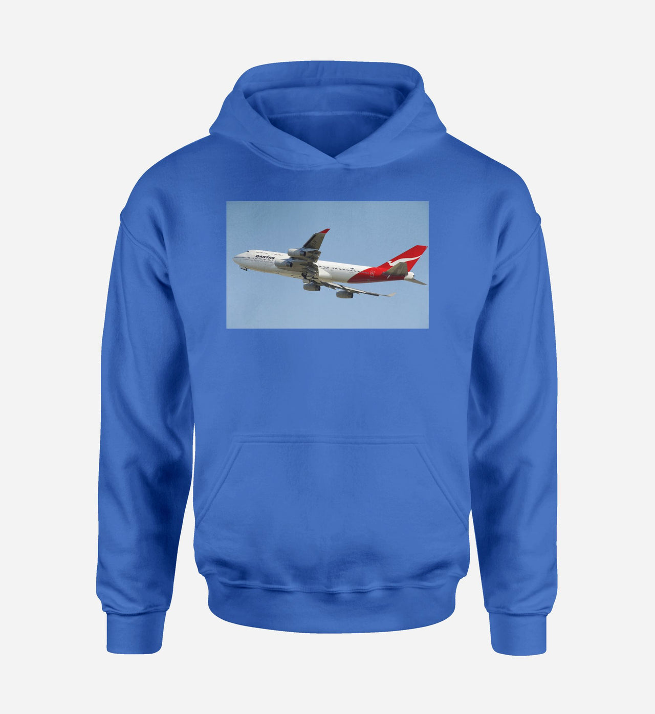 Departing Qantas Boeing 747 Designed Hoodies