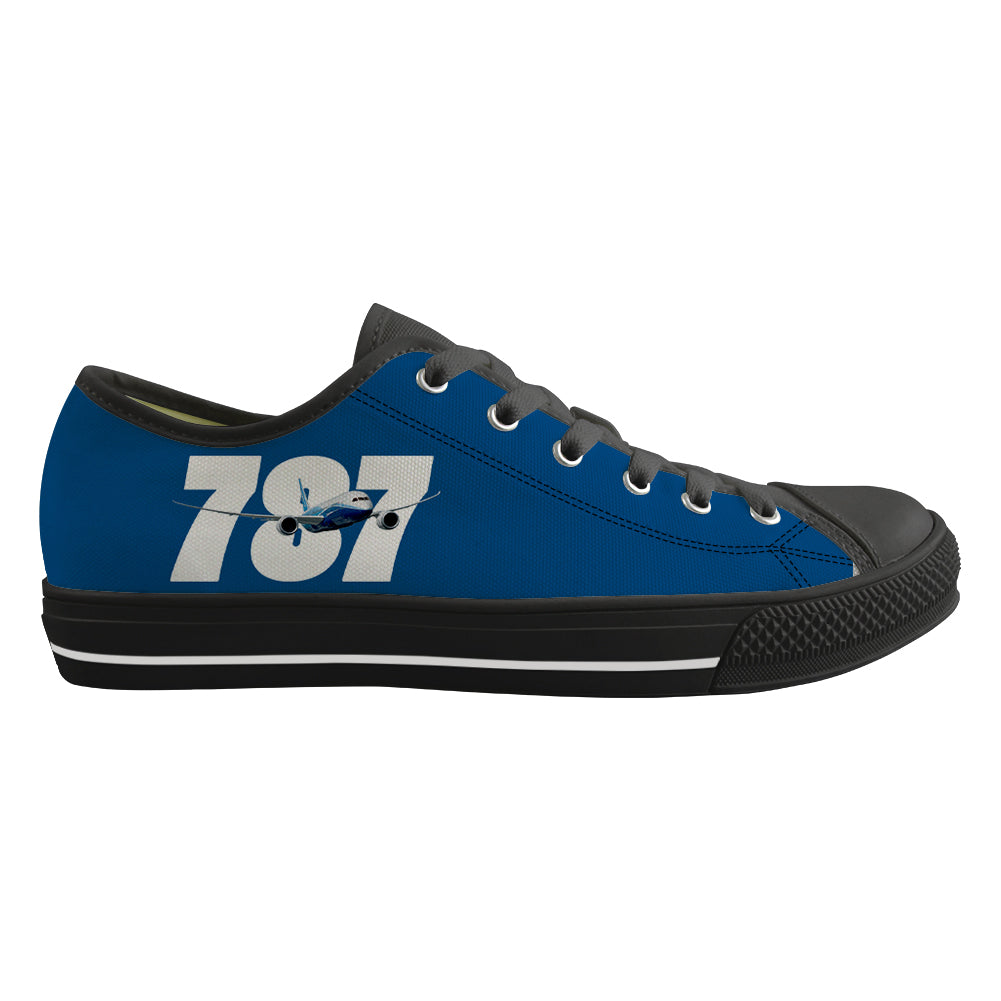 Super Boeing 787 Designed Canvas Shoes (Women)