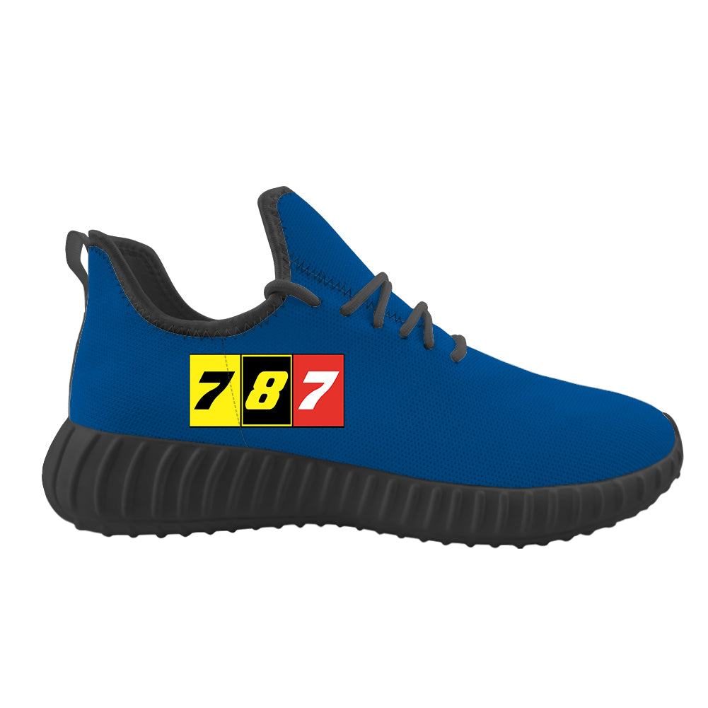 Flat Colourful 787 Designed Sport Sneakers & Shoes (MEN)