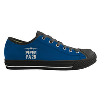 Thumbnail for Piper PA28 & Plane Designed Canvas Shoes (Men)