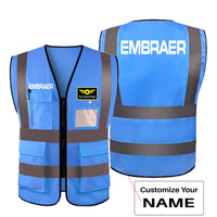 Thumbnail for Embraer & Text Designed Reflective Vests