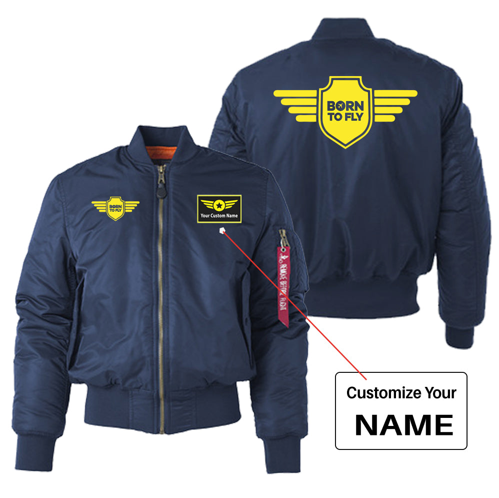 Born To Fly & Badge Designed "Women" Bomber Jackets