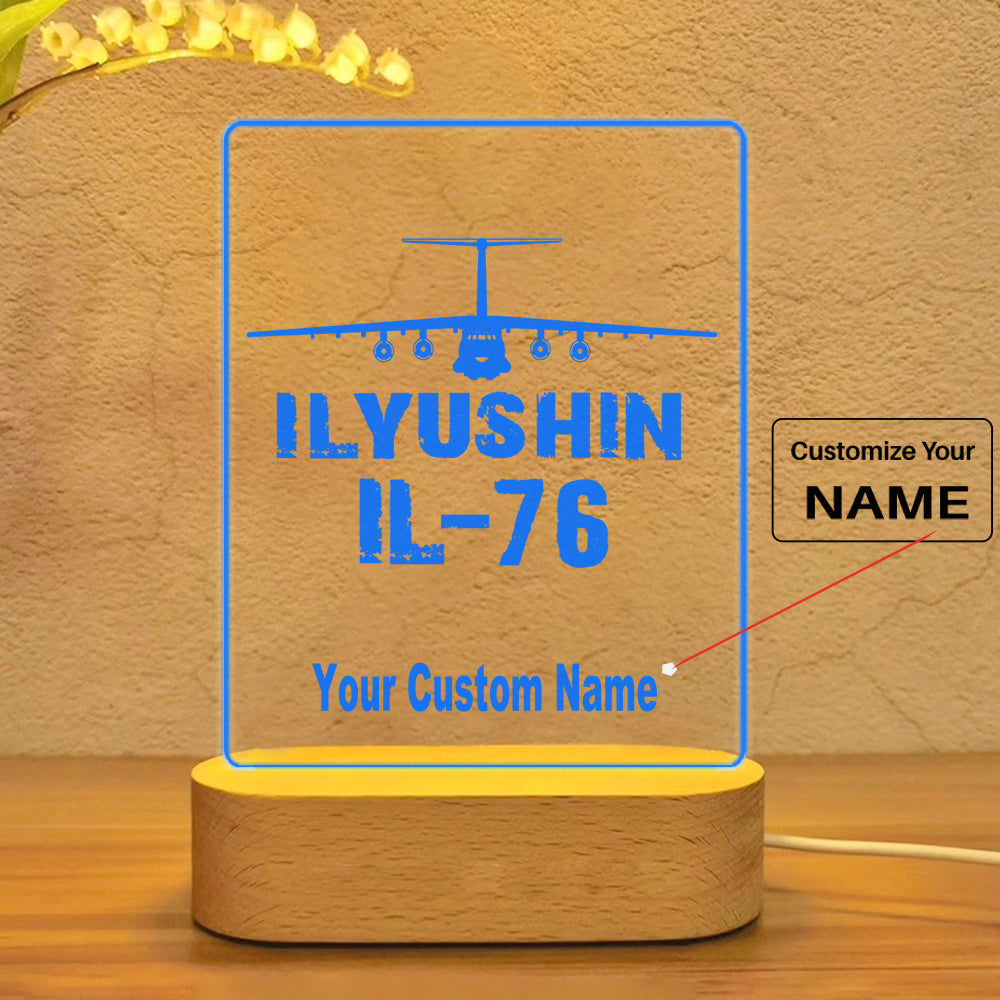 ILyushin IL-76 & Plane Designed Night Lamp