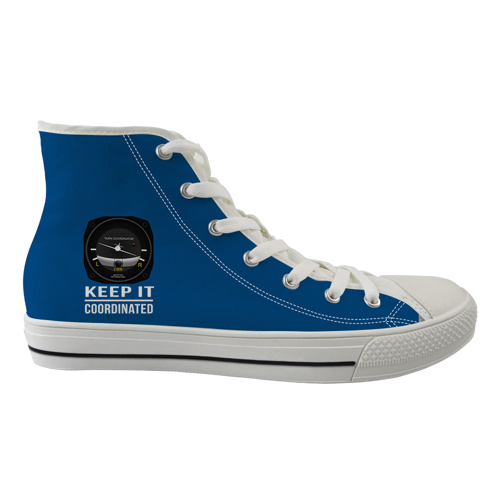 Keep It Coordinated Designed Long Canvas Shoes (Men)