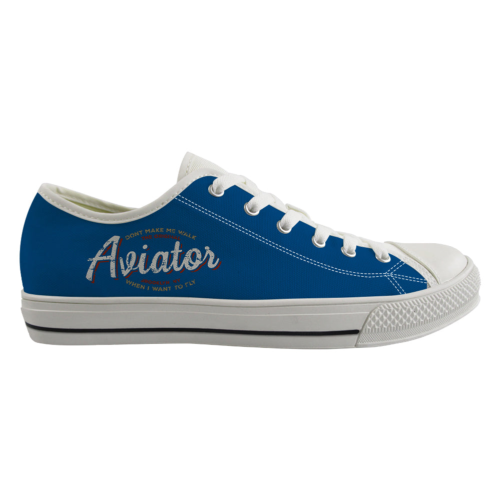 Aviator - Dont Make Me Walk Designed Canvas Shoes (Men)