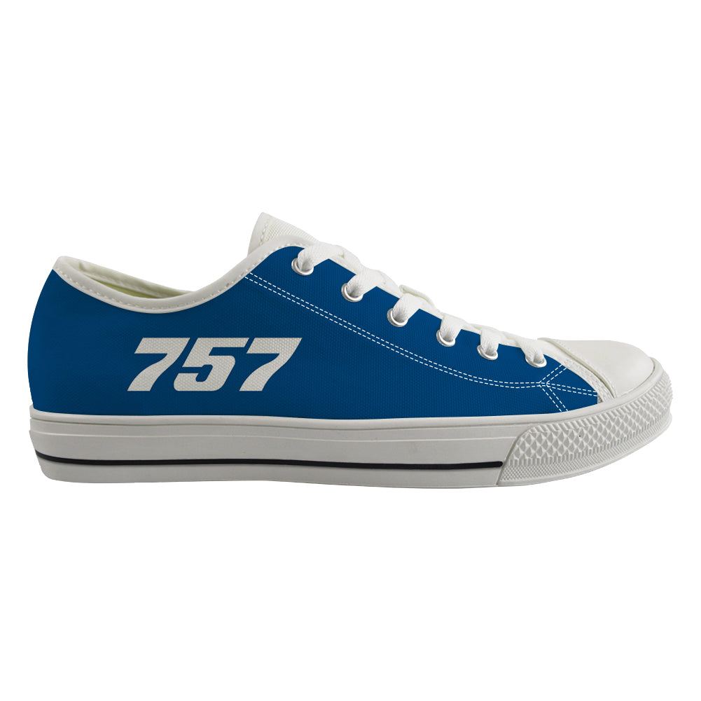 757 Flat Text Designed Canvas Shoes (Men)