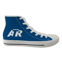 Thumbnail for ATR & Text Designed Long Canvas Shoes (Women)