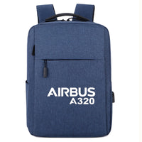 Thumbnail for Airbus A320 & Text Designed Super Travel Bags