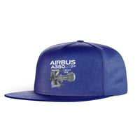 Thumbnail for Airbus A350 & Trent Wxb Engine Designed Snapback Caps & Hats