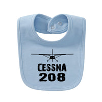 Thumbnail for Cessna 208 & Plane Designed Baby Saliva & Feeding Towels