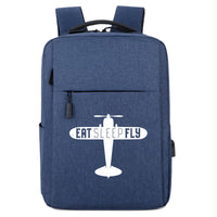 Thumbnail for Eat Sleep Fly & Propeller Designed Super Travel Bags