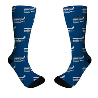 Thumbnail for The McDonnell Douglas MD-11 Designed Socks