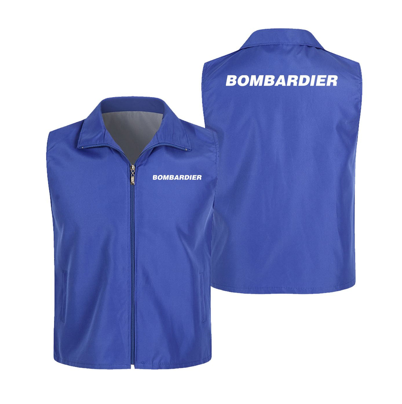 Bombardier & Text Designed Thin Style Vests