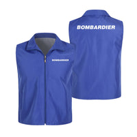 Thumbnail for Bombardier & Text Designed Thin Style Vests