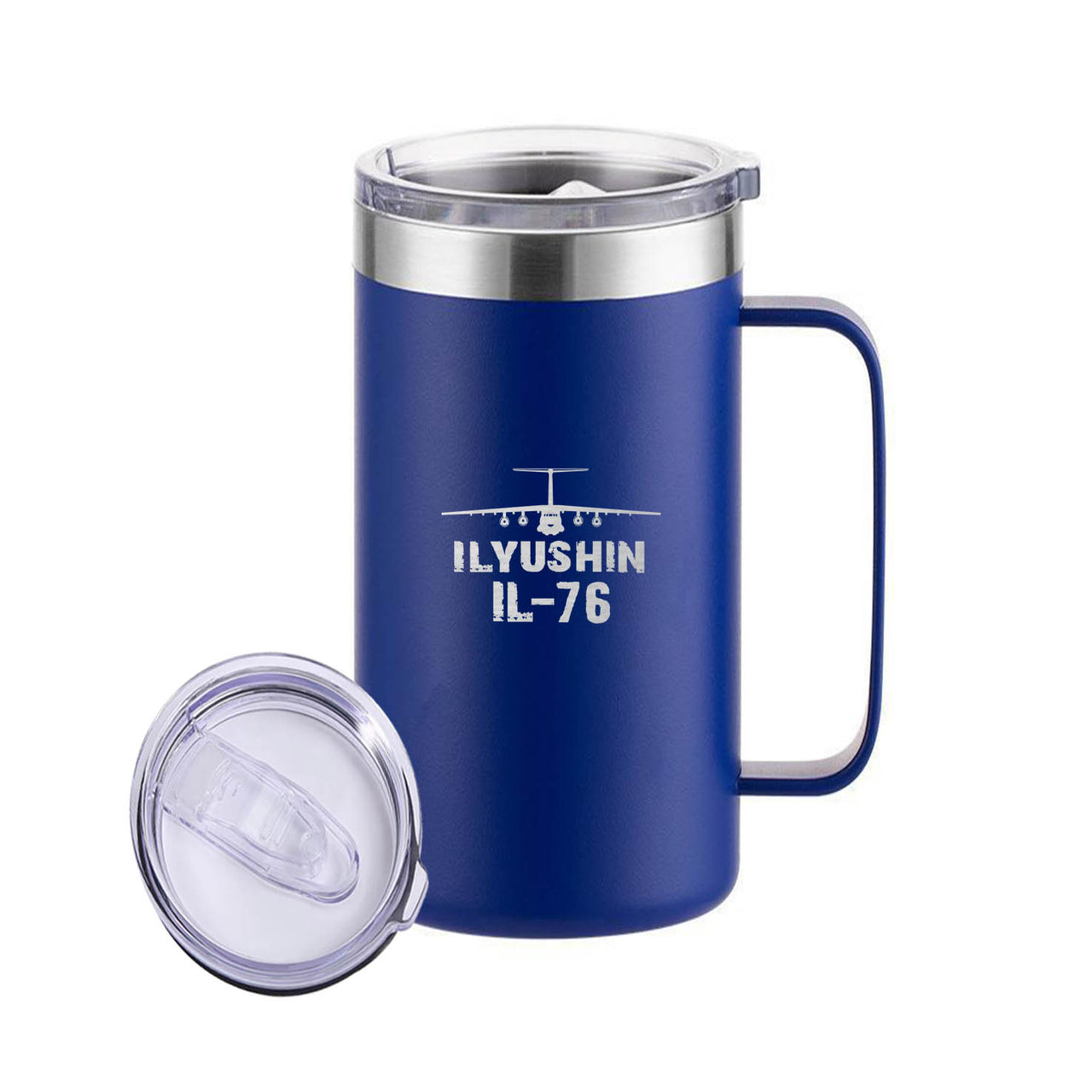 ILyushin IL-76 & Plane Designed Stainless Steel Beer Mugs