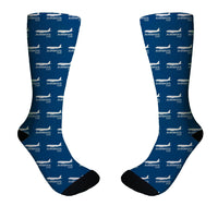 Thumbnail for Airbus A320 Printed Designed Socks