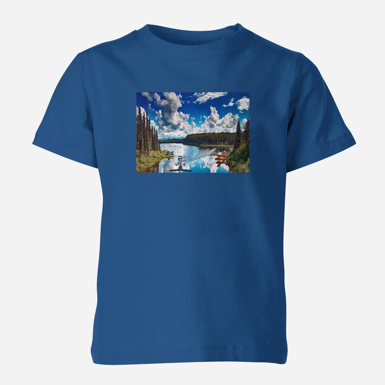 Amazing Scenary & Sea Planes Designed Children T-Shirts