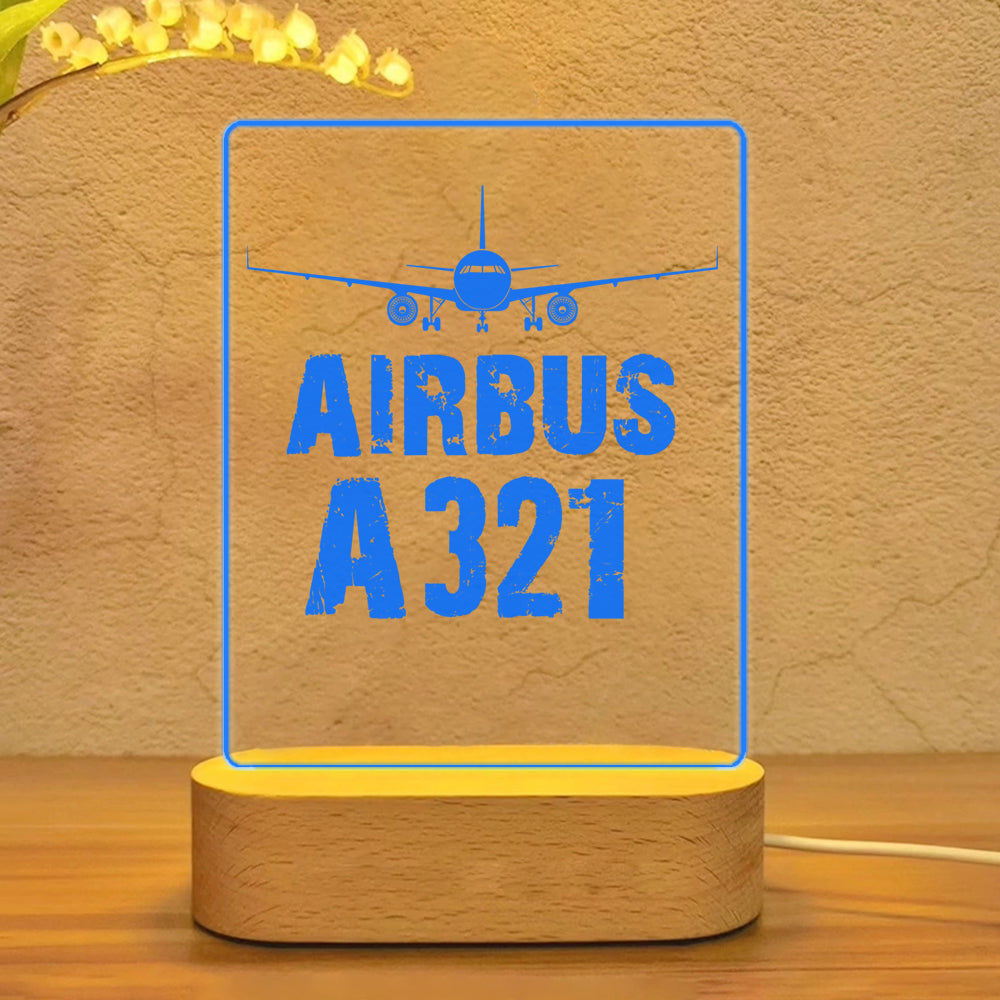 Airbus A321 & Plane Designed Night Lamp