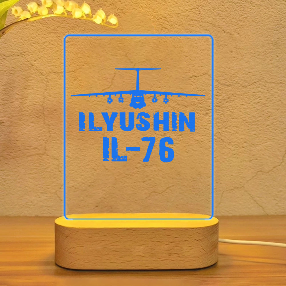 ILyushin IL-76 & Plane Designed Night Lamp