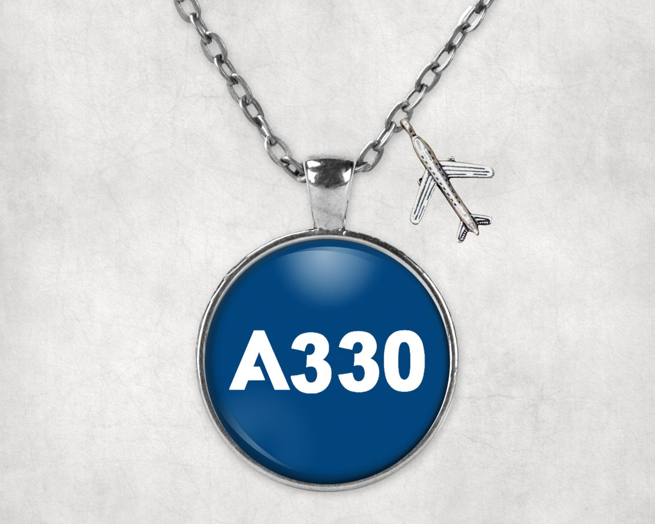 A330 Flat Text Designed Necklaces