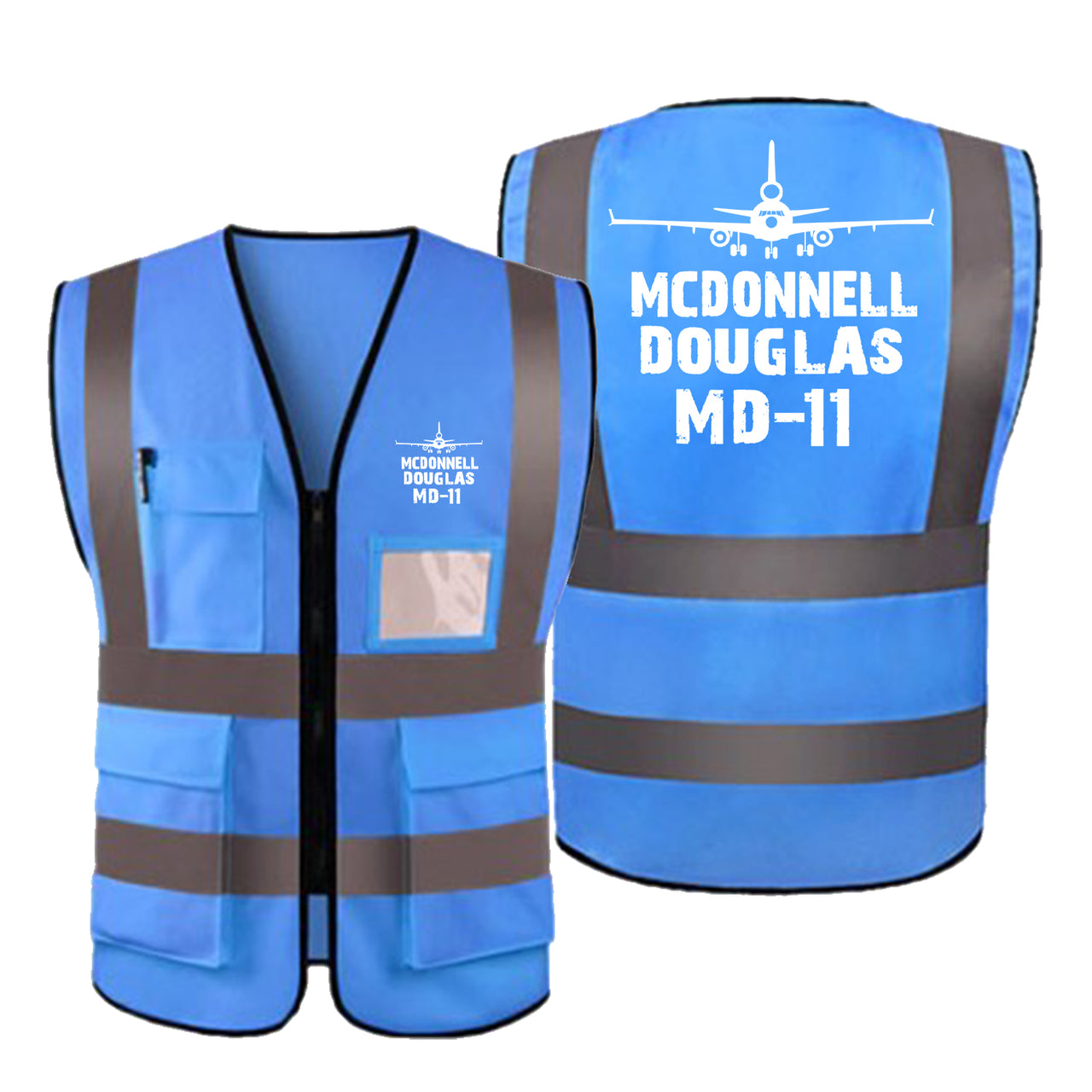 McDonnell Douglas MD-11 & Plane Designed Reflective Vests