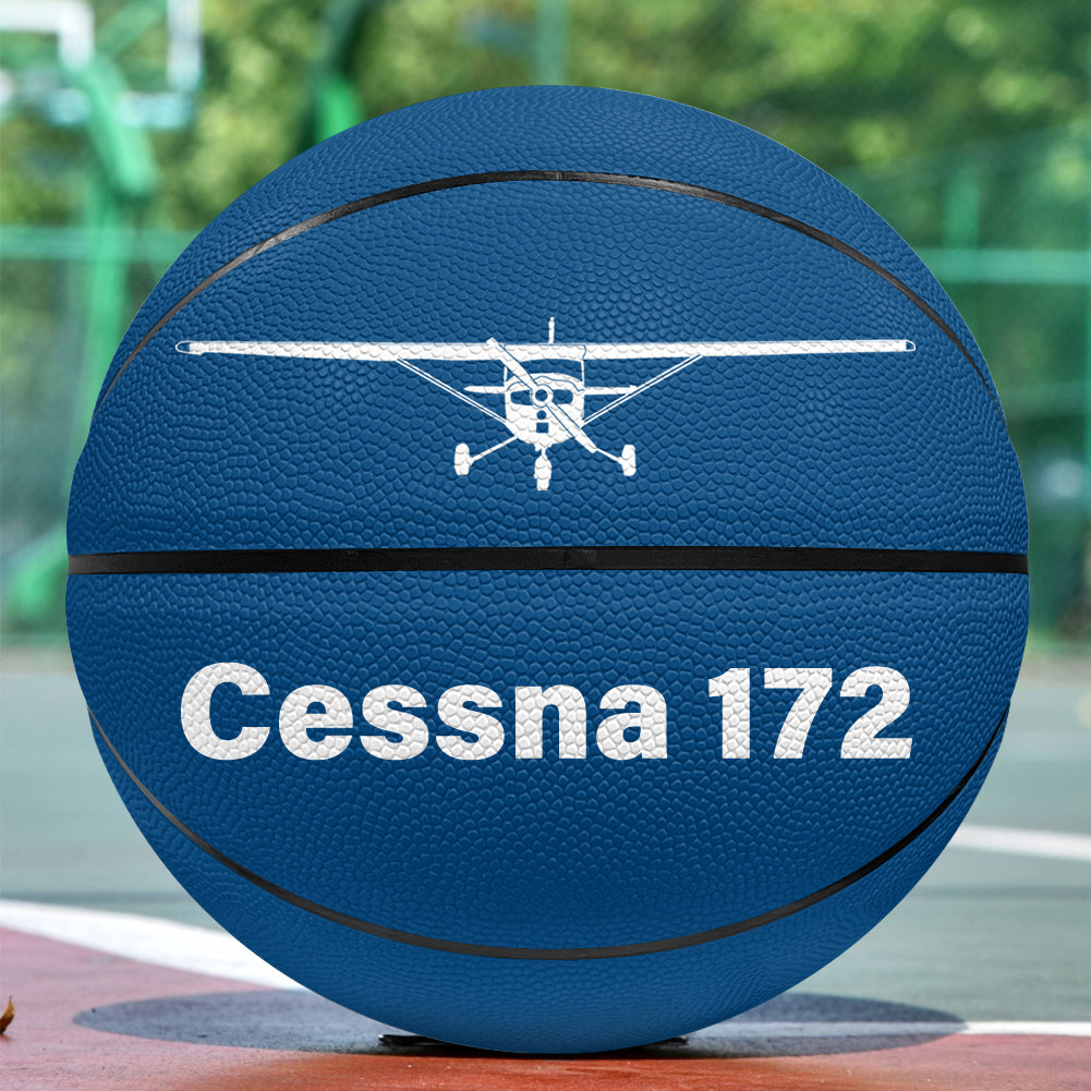 Cessna 172 Silhouette Designed Basketball